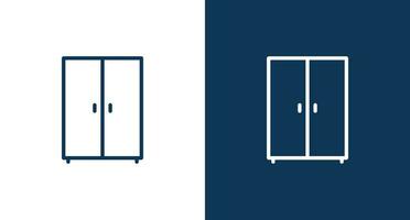 Cupboard icon for web and mobile vector