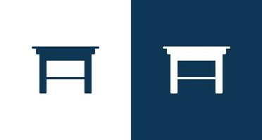 Table icon for web and mobile vector