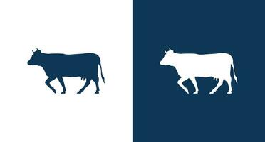 Cow icon for web and mobile vector