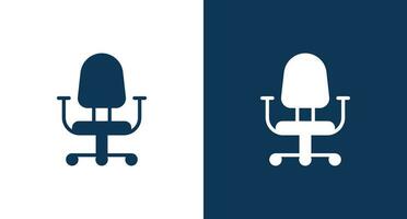 Office chair icon for web and mobile vector