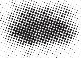 a black and white halftone dot pattern, black and white Halftone dots effect. Halftone effect vector pattern. Circle dots isolated on the white background