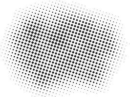 a black and white halftone dot pattern, black and white Halftone dots effect. Halftone effect vector pattern. Circle dots isolated on the white background