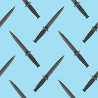dagger seamless pattern vector illustration
