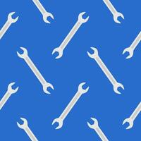 Wrench seamless pattern vector illustration. Suitable for backgrounds, wallpapers, fabrics, textiles, wrapping papers, printed materials, and many more.