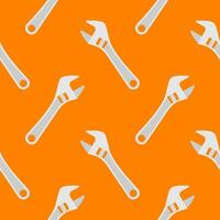 Wrench seamless pattern vector illustration. Suitable for backgrounds, wallpapers, fabrics, textiles, wrapping papers, printed materials, and many more.