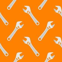 Wrench seamless pattern vector illustration. Suitable for backgrounds, wallpapers, fabrics, textiles, wrapping papers, printed materials, and many more.