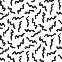 Hand drawn vector illustration of black lines pattern.