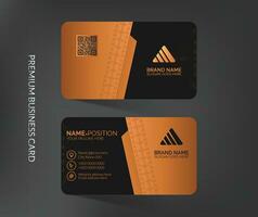 Unique luxury business card template,Premium visiting card layout vector