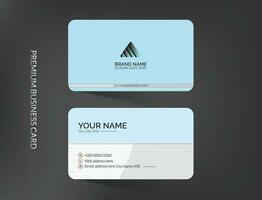 Elegant modern business card template layout vector