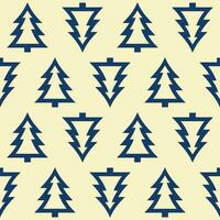 Repeatable vector christmas tree pattern