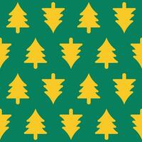 Repeatable vector christmas tree pattern