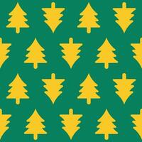 Repeatable vector christmas tree pattern