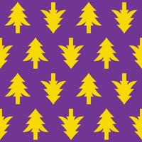 Repeatable vector christmas tree pattern