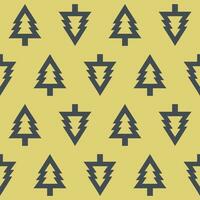 Repeatable vector christmas tree pattern