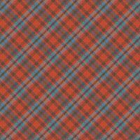 Tartan plaid pattern with texture and retro color. vector