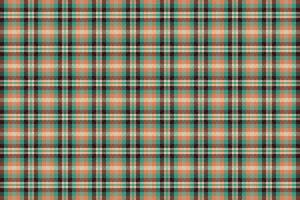 Tartan plaid pattern with texture and retro color. vector