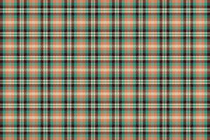 Tartan plaid pattern with texture and retro color. vector