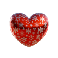 Natale rosso cuore png