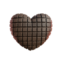 chocolate marrón corazón png