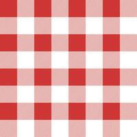 red checkered fabric background Seamless pattern For tablecloths, dresses, mats, cloth vector