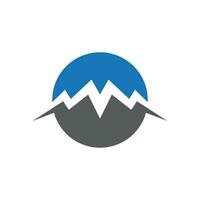 logotipo de icono de montaña vector