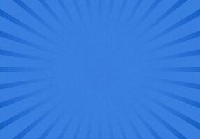 Blue sunlight retro with paper texture background. Abstract burst sun rays pattern design. Vector illustration