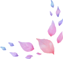 Blatt Aquarell isoliert png