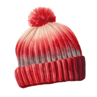 ai généré hiver bonnet pour Noël événement. aquarelle style. ai généré png