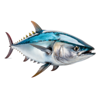 ai genererad vild bluefin tonfisk fånga av de dag, näringsrik protein för skaldjur entusiaster, generativ ai png