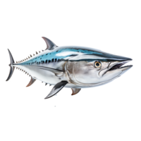 ai genererad vild bluefin tonfisk fånga av de dag, näringsrik protein för skaldjur entusiaster, generativ ai png