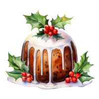 AI generated AI Generative Chocolate cake with currant. Pie with berries. Christmas traditional pastry. Birthday, holiday dessert. For cafes, restaurants, menus, greeting cards. png