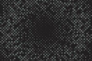 Black and white halftone dotted background. Circle halftone dots pattern vector on the white background