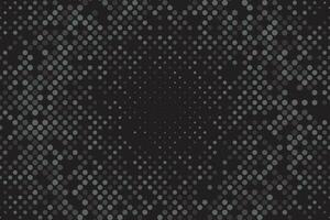 Black and white halftone dotted background. Circle halftone dots pattern vector on the white background