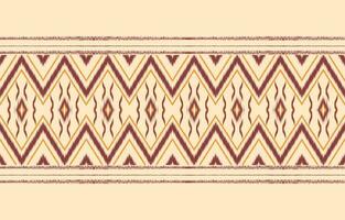 Ethnic abstract ikat art. Aztec ornament print. geometric ethnic pattern seamless  color oriental.  Design for background ,curtain, carpet, wallpaper, clothing, wrapping, Batik, vector illustration.