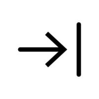 Vector line icon direction arrow to point navigation graphic shows the way on a map. Marker on the street marks the location of the destination.