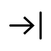 Vector line icon direction arrow to point navigation graphic shows the way on a map. Marker on the street marks the location of the destination.