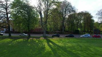 Aerial View of British Town During Beautiful Day video