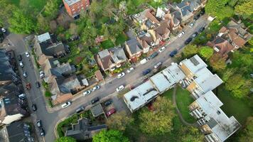 Aerial View of British Town During Beautiful Day video