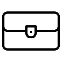 purse line icon vector