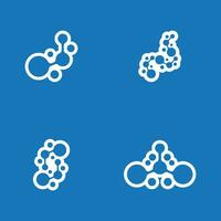 Molecule Logo Vector Template Illustration