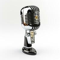 AI generated 3d model of microphone photo