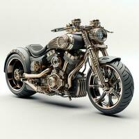 AI generated 3d model of motorbike photo