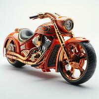 AI generated 3d model of motorbike photo