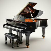 AI generated 3d model of Piano photo