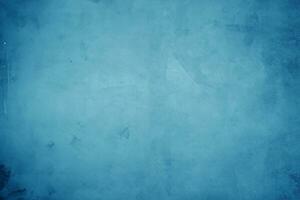 l blue grunge texture cement or concrete wall banner, blank  studio background photo