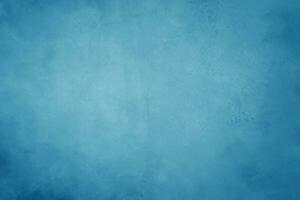 l blue grunge texture cement or concrete wall banner, blank  studio background photo