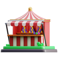 Carnival Games carnival 3D Illustration png