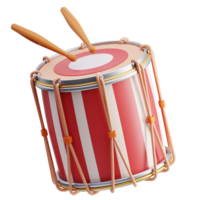 tambour carnaval 3d illustration png