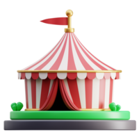 carnaval tent carnaval 3d illustratie png