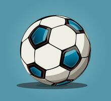 soccer ball Vector illustration manually created